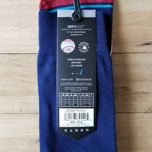 STANCE InfiKnit MLB Nationals Socks Men - Picture 3 of 4